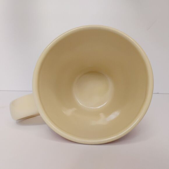 Vtg Retro Coffee Mugs Red Stripes Cream W Gray Leaf Set Of 2 Cups Design Studios - Picture 5 of 11